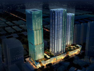 深圳市石廈村改造主體大樓鋼結構制作